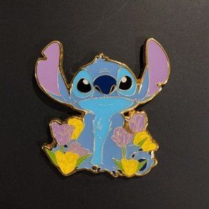 Loungefly Disney Lilo & Stitch Stitch Tulips Floral Enamel Pin NEW